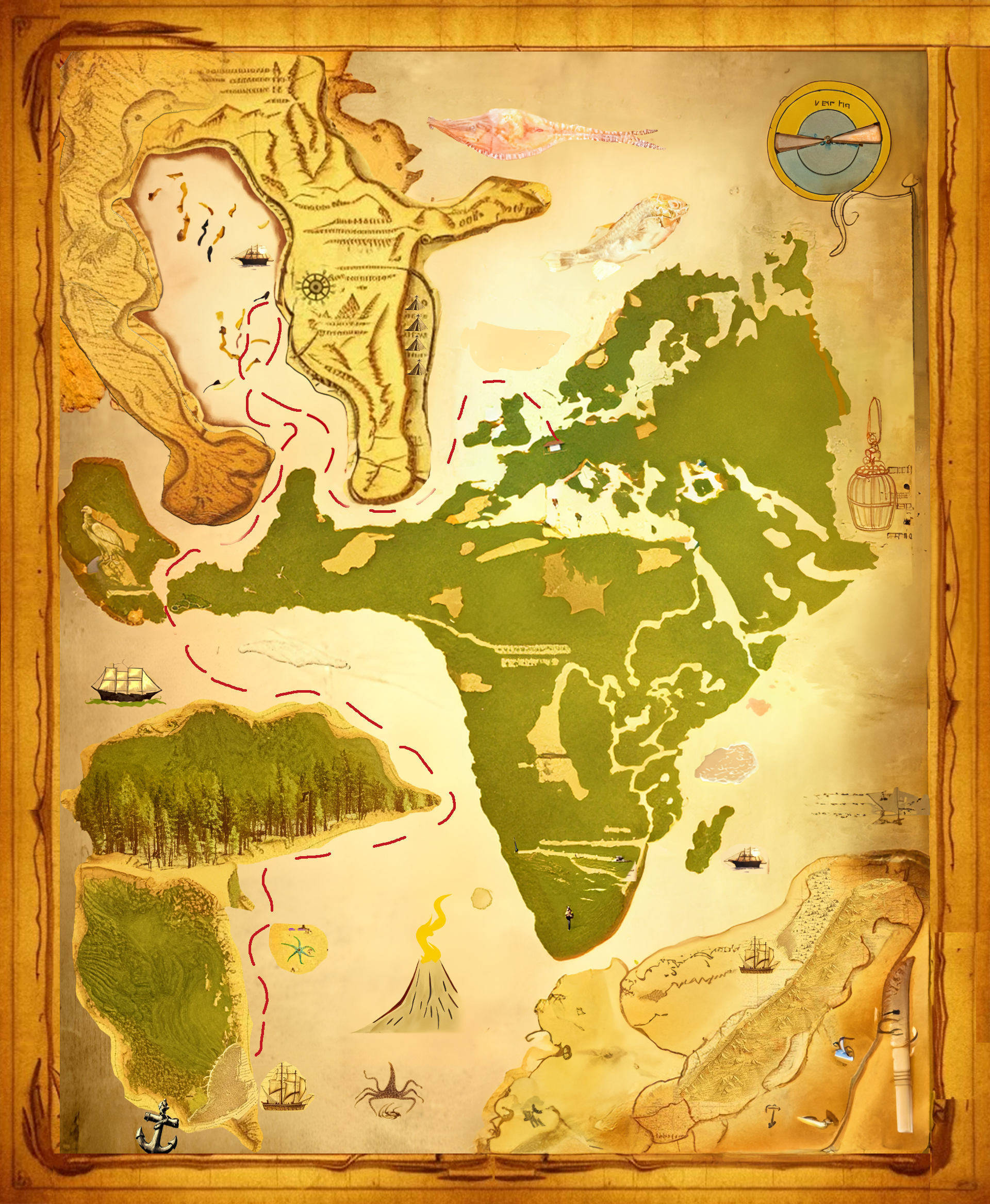 world map