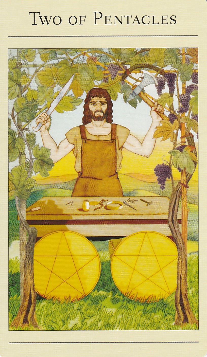 two of pentacles